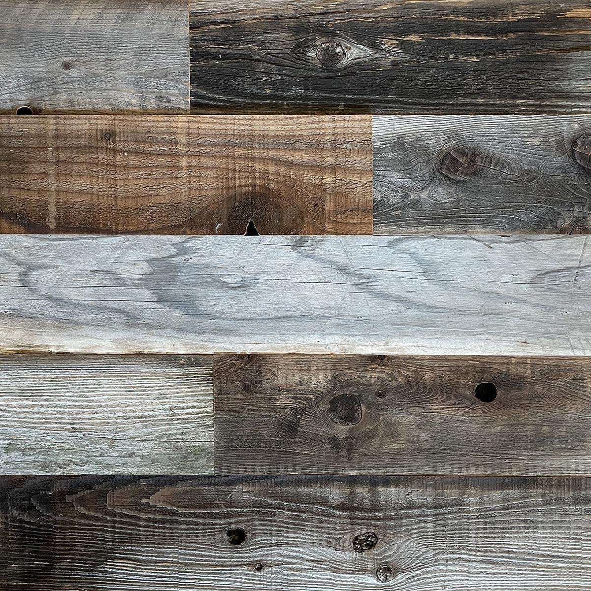 Barnwood Mix Reclaimed Redwood Shiplap