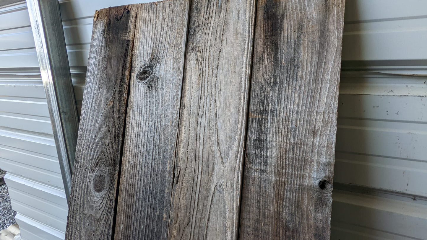 Raw 'Barnwood' Board - 3/4" x 7.5" x 60" - (10) Planks