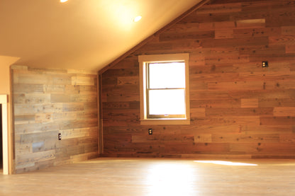 Brushed Tongue & Groove - Reclaimed Wood Wall Paneling - 36 SF @ $12.45/SF