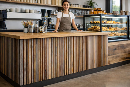 Acoustic Slat Wall Barnwood Paneling