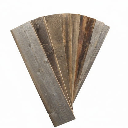 Raw 'Barnwood' Board - 31 SQFT - 3/4" x 7.5" x 60" - (10) Planks